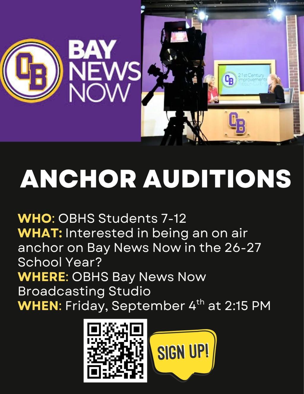 BNN audition flyer 